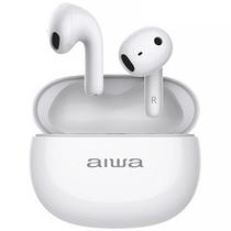 Fone de Ouvido Sem Fio Aiwa AWTWSD8 com Bluetooth e Microfone - Branco