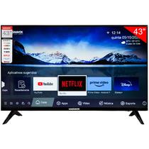 Smart TV LED de 43" Magnavox 43MEZ443/M1 Full HD com Wi-Fi/TV Digital/Android - Preto