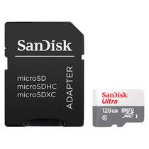Cartao de Memoria Micro SD Sandisk Ultra 2X1 C10 128GB 100MBS - (SDSQUNR-128G-GN3MA)