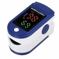 Medidor Oximetro Digital Portatil de Dedo QX-1 - Azul/Branco