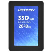 SSD Hikvision E100, 2TB, 2.5", SATA 3, Leitura 560MB/s, Gravacao 500MB/s, HS-SSD-E100/2048G