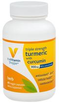 Triple Strength Turmeric Curcumin The Vitamin Shoppe (60 Tabletas)