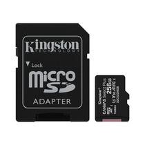 Cartao de Memoria Kingston C10 SDCS2 - 256GB - Micro SD com Adaptador - 100MB/s
