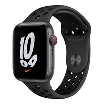 Apple Watch Se Nike 40MM MKQU3LZ/ A com Pulseira Sport Band / GPS+Cellular / Aluminium Case - Space Gray/ Black