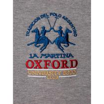 Ant_Camiseta La Martina Polo Masculino s.Eq.KMP323 03 Oxford Cinza