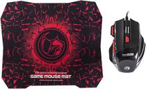 Mouse +Mousepad Marvo M315+G1 Gaming Black/Red