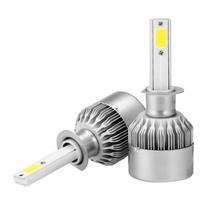 Lampada de LED para Carro Ultra LED Headlight C6/ C9 H1 36W/ 6000K/ 3800L s/ Garantia