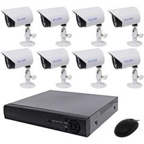 Kit CCTV Tucano K8 1200TVL com 8 Cameras FHD/DVR de 8 Canais
