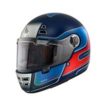 Capacete MT Helmets Jarama Baux D7 - Fechado - Tamanho XXL - Azul