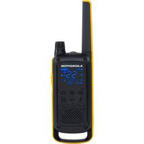 Walkie Talkie Motorola T470 - 56 KM - 18 Canais - Preto e Amarelo