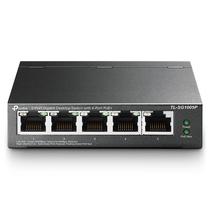 Switch TP-Link TL-SG1005P com 5 Portas Ethernet de 10/100/1000 MBPS - Preto