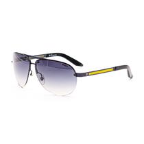 Oculos de Sol Fashion Baqzi 2043 C1 Tam. 66-10-130 - Preto/Azul