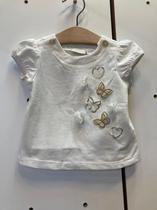 Chicco Fashion Camiseta M/C Tela 3M+ s/C