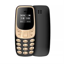 Celular Mini Super Small BM10 Dual Sim Tela 0,66" - Preto/Dourado (Replica Nokia)