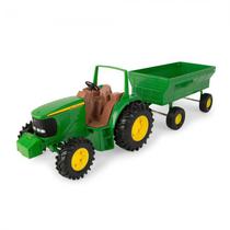 Trator Tomy - John Deere And Wagon (37163)