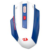 Mouse Gamer Redragon M994WBR Woki Wireless - Branco / Azul