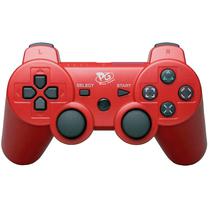 Controle Play Game Doubleshock para PS3 - Vermelho