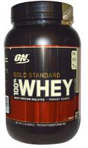 Optimum Nutrition Gold Standard 100% Whey - Cookies & Cream 27 Porcoes 2LB(909G)