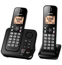Telefone Sem Fio Panasonic KX-TGC362LAB 2 Bases - Preto