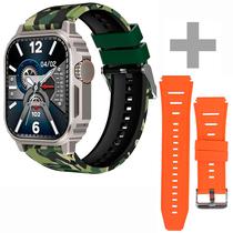 Relogio Smartwatch Blulory SV Watch - Camuflado / Prata