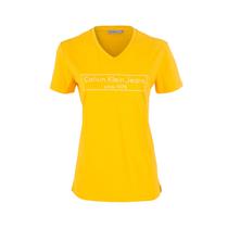 Camiseta Calvin Klein Feminina J20J207028-796 L - Amarelo