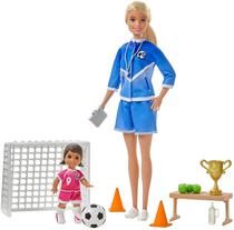 Boneca Barbie Treinador de Futebol Mattel GLM53
