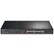Switch TP-Link TL-SL1218MP com 18 Portas Ethernet de 10/100/1000 MBPS - Preto