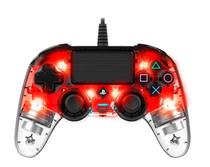 Controle Pro Nacon Wired Illuminated PS4 - Vermelho