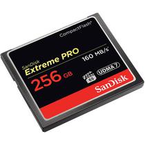 Cartao de Memoria Sandisk Compactflash SDCFXPS-256G-X46 160 MB/s Extreme Pro