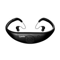 Fone Quanta MP3 (QT-55W) - A Prova D'Agua / FM / 8GB / USB - Preto