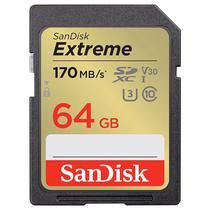 Cartao de Memoria Sandisk Extreme SDSDXV2-064G-Gncin - 64GB - SD - 170MB/s