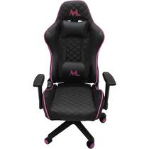Cadeira de Escritorio Gamer Mtek MK01 - Preto/Rosa