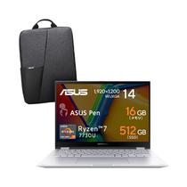 Notebook Asus TN3402YA-LZ108W R7 16GB 512GB 14" Silver