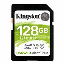 Cartao de Memoria SD Kingston Canvas Select Plus C10 U3 128GB