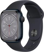 Apple Watch S8 (GPS) Caixa Aluminio Midnight 41MM Pulseira Esportiva A2770 MNP53VC