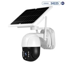 Camera IP Y0094 com Wi-Fi / Microfone e Carga Solar - Branco