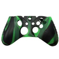 Protetor de Silicone para Controle de Xbox One - Verde e Preto