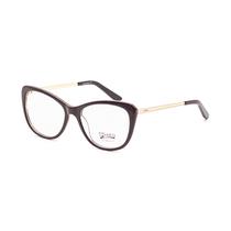 Armacao para Oculos de Grau Visard BF7138 C5 Tam. 53-17-140MM - Marrom/Dourado