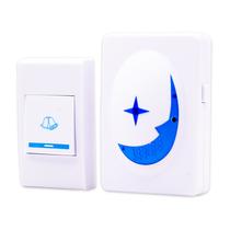 Campainha Wireless Doorbell DRSCKN S1997 / A Pilha (Incluida) / 3W / 110-220V ~ 60HZ - Branco/ Azul