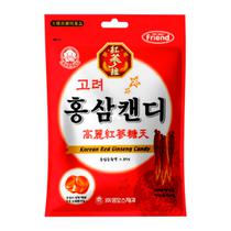 Bala Coreana Mammos Ginseng Vermelho Pacote 80G