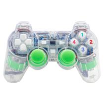 Controle Analogico Play Game / USB - Verde Transparente