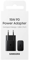 Carregador de Parede Samsung USB-C 15W EP-T1510NBEGWW - Black