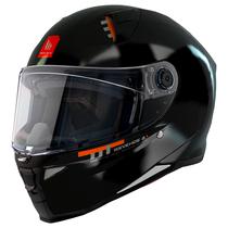 Capacete MT Helmets Revenge 2 s Solid A1 - Fechado - Tamanho XL - Gloss Black