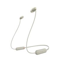 Fone de Ouvido Bluetooth Sony In-Ear WI-C100 - Taupe