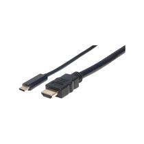 Cable USB-C/ HDMI 152235 Macho/ Macho 1MT/ 4K/ 30HZ Ne