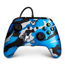Game Xbox One Ac Control Powera Enchanced 02508 Metallic Blue Camo