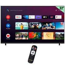 Smart TV LED 32" Mtek MK32FSAH HD Android TV Wi-Fi/Bluetooth com Conversor Digital