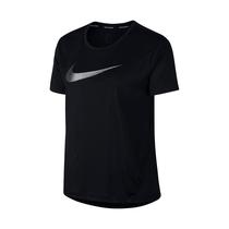 Camiseta Nike Feminina Miller Top Short-Sleeve Running Preta