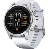 Relogio Smartwatch Garmin Epix Pro (Gen 2) 42 MM - Silver/Whitestone (010-02802-00)