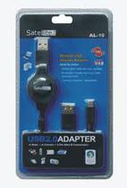 Adaptador USB Satellite AL-10 Macho/ Hembra + Mini USB